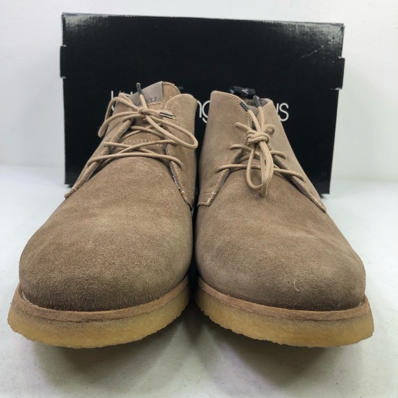 AllSaints Luke Lace Up Suede Chukka Boot Taupe - Picture 4 of 8